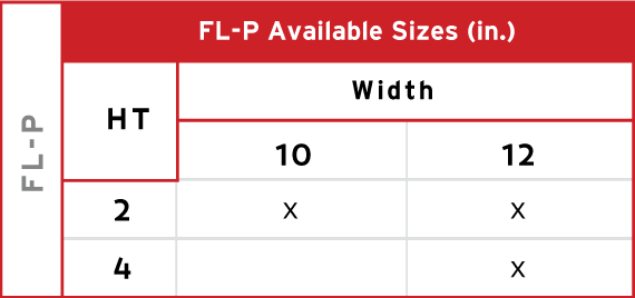 Product 1 Aviable Sizes