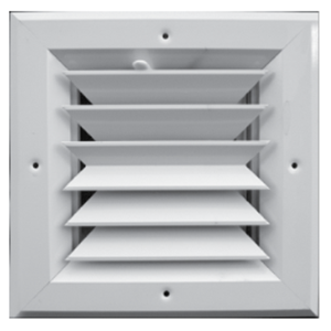 2-Way Aluminum Square Ceiling Diffuser Button Image  2 