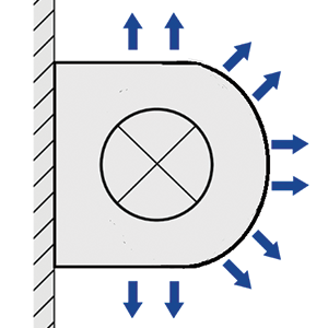 Corner Type Displacement Unit Button Image  2 