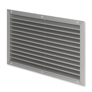 External Weather Louvers with small blade Button Image  2 