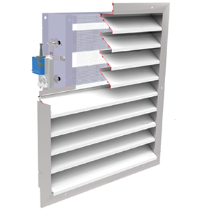 External Weather Louvers combination with volume dampers Button Image  3 