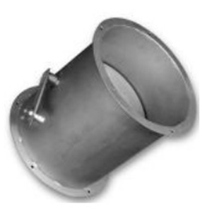 Round, Single Wing, Fusible Link Fire Damper Button Image  6 